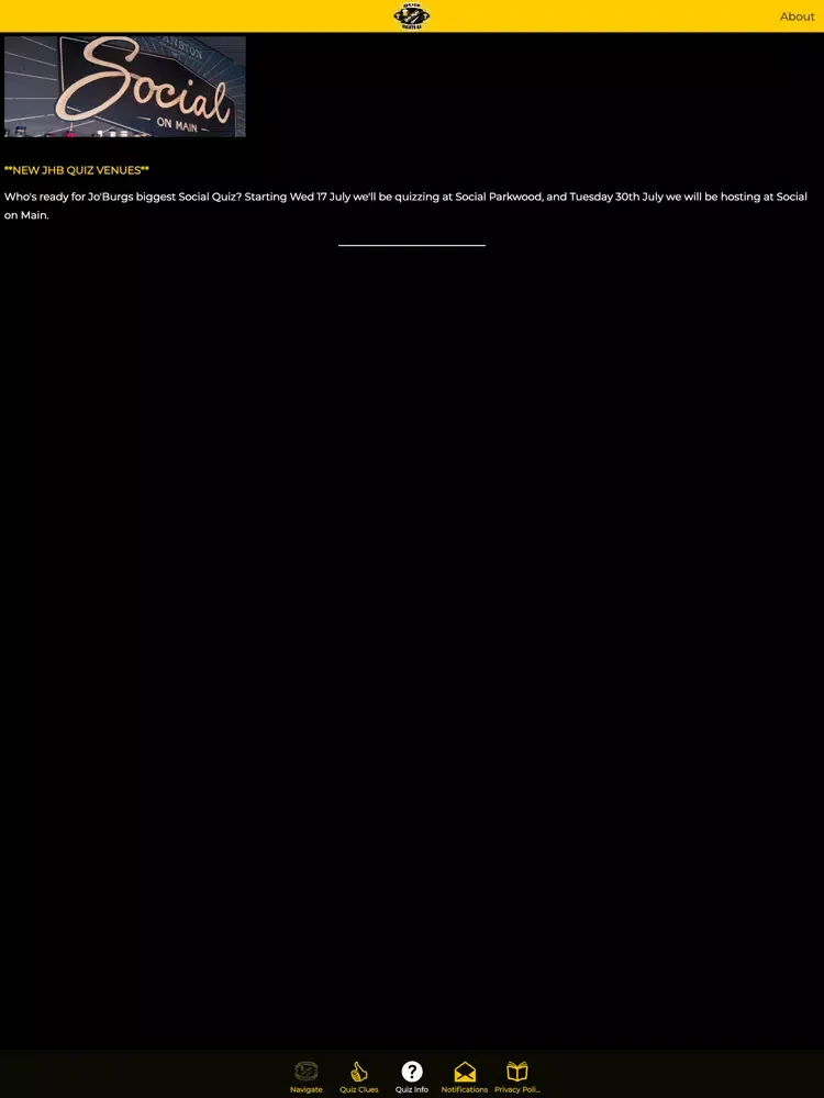 صور Quiz Nights SA iPad 