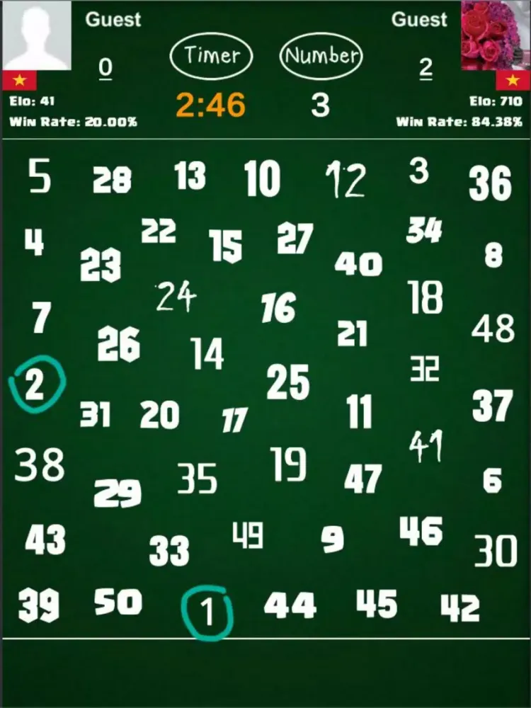 Capturas de tela do Find Number Challenge iPad 