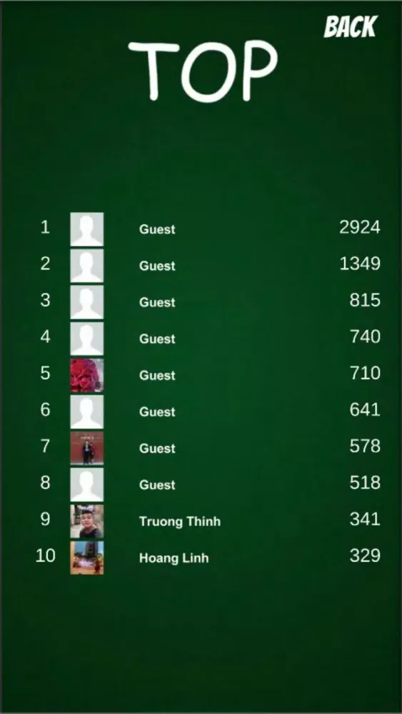 Capturas de tela do Find Number Challenge