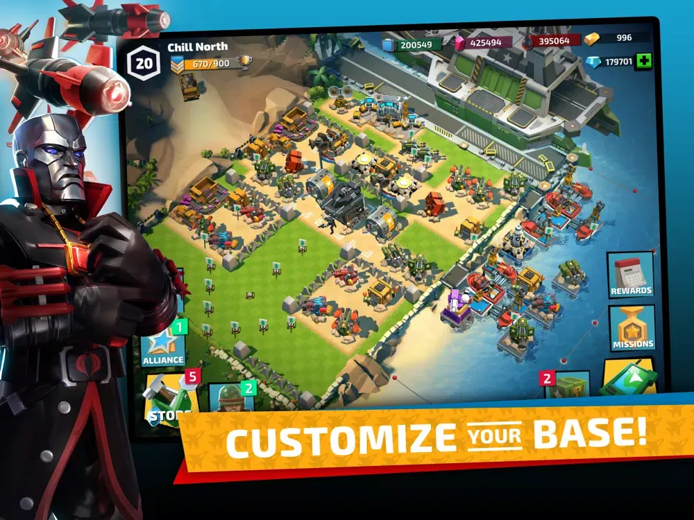 Captures d'écran de G.I. Joe: War On Cobra PVP iPad 