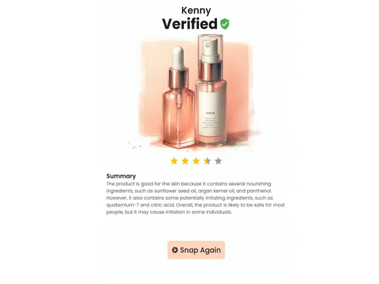 Ảnh chụp màn hình của Kenny - Ingredients Scanner iPad 