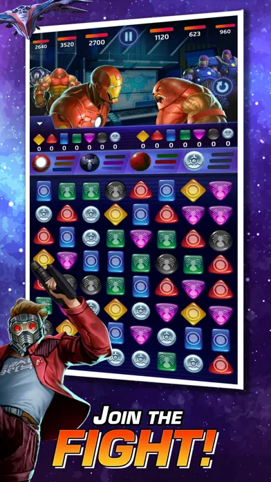 Скриншоты MARVEL Puzzle Quest: Hero RPG