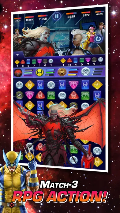 Скриншоты MARVEL Puzzle Quest: Hero RPG