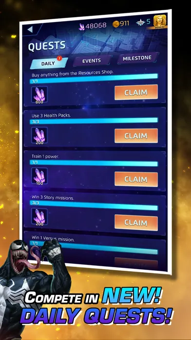 Скриншоты MARVEL Puzzle Quest: Hero RPG