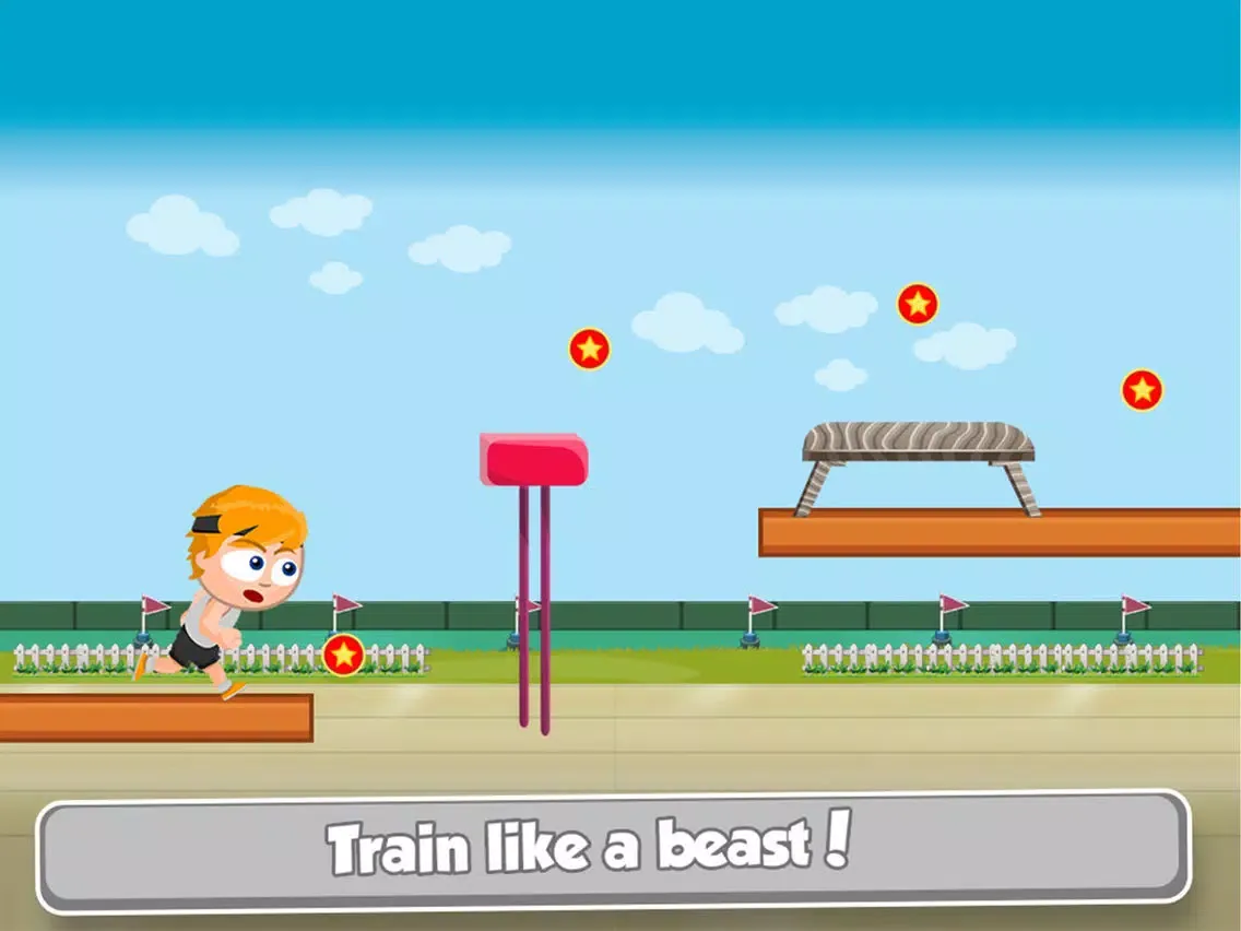 Ảnh chụp màn hình của Athletic Rio Summer Sports 2016: Bolt Run & Sprint Towards Finish Line For Gold Medal iPad 