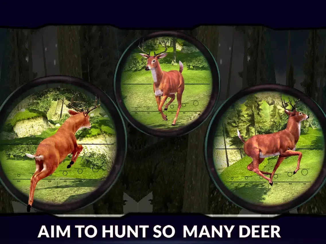Ảnh chụp màn hình của Deer Hunter 2k16: 3D Wild Animal Shooting Sport iPad 