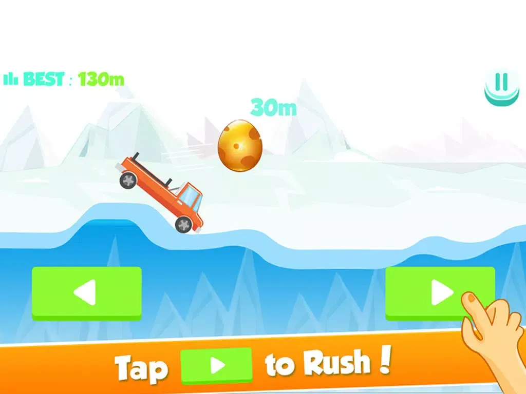 Tiny Car on Risky Road Adventure - Don't Fall the Big Golden Egg iPad  Screenshots