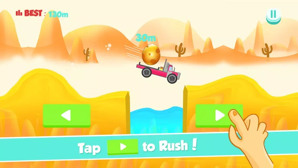 Tiny Car on Risky Road Adventure - Don't Fall the Big Golden Egg Screenshots