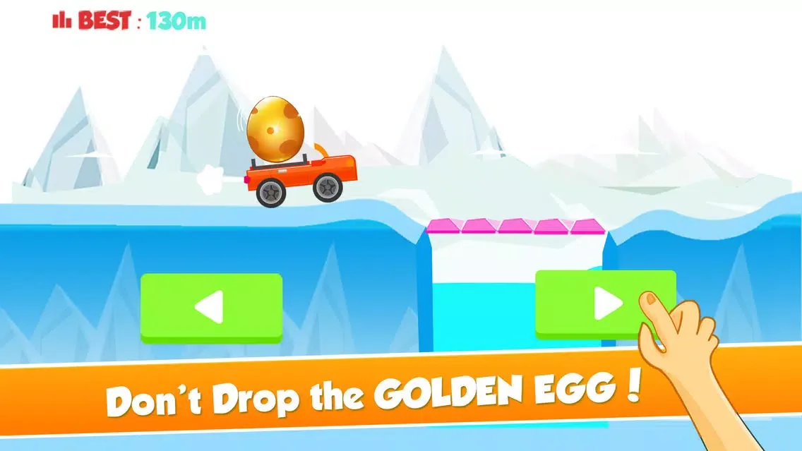 Tiny Car on Risky Road Adventure - Don't Fall the Big Golden Egg Screenshots