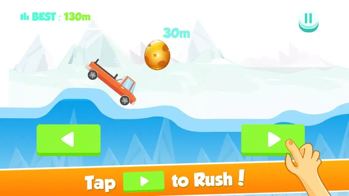 Tiny Car on Risky Road Adventure - Don't Fall the Big Golden Egg Screenshots