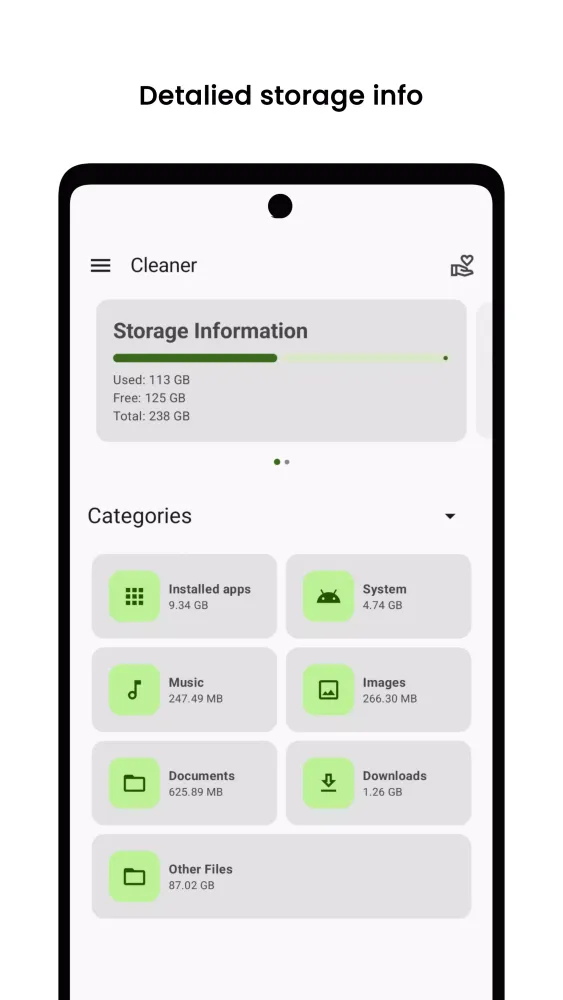 Captures d'écran de Cleaner