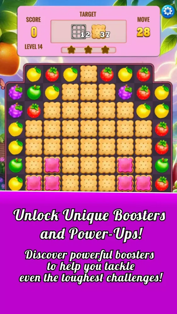 Fruit Garden Match 3 Puzzle應用截圖