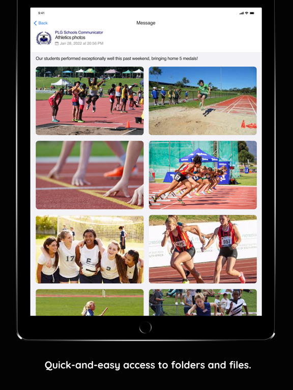 PLG Schools Communicator iPad 应用截图