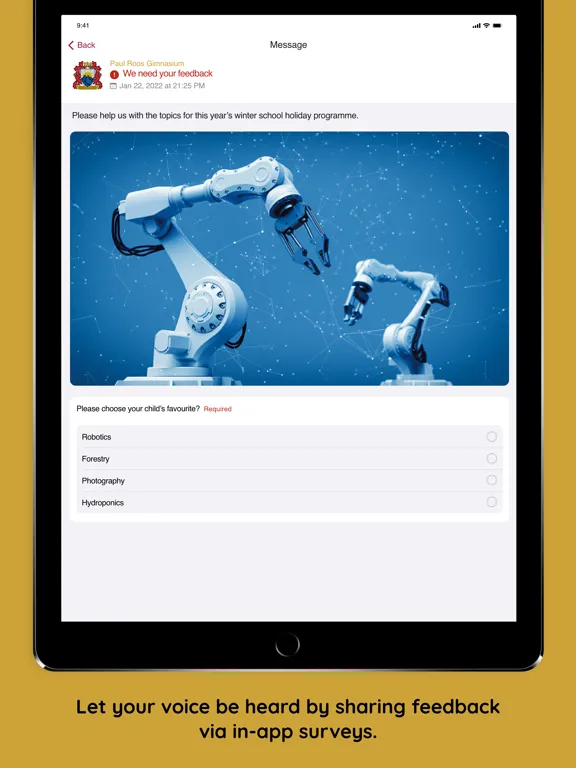 Paul Roos Gimnasium iPad  سکرین شاٹس