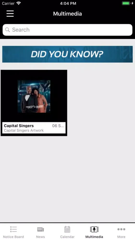 ภาพหน้าจอของ Capital Singers