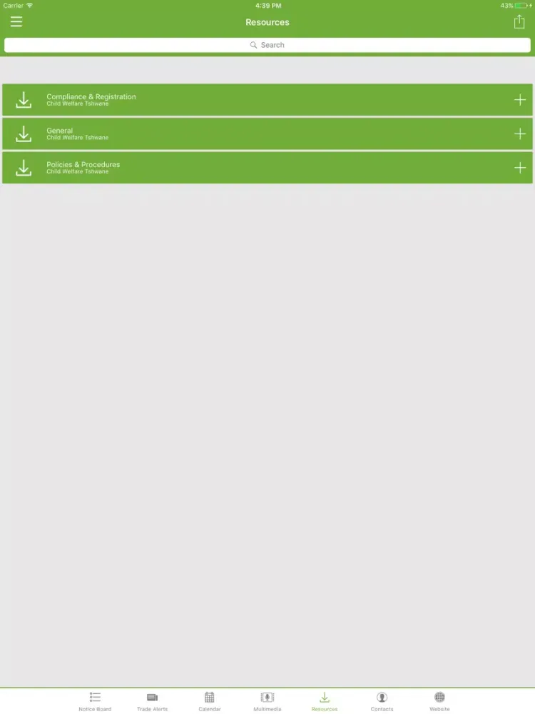 Child Welfare Tshwane iPad  スクリーンショット