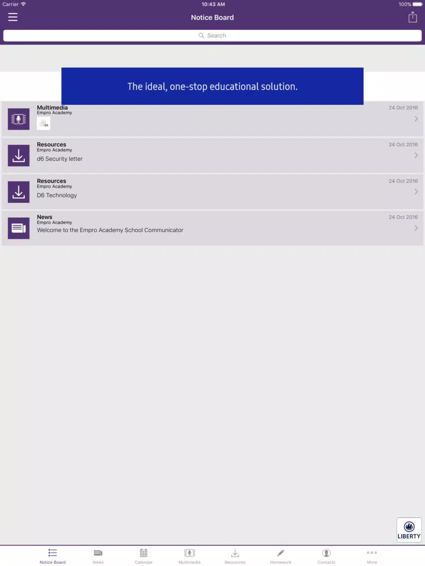 Empro Academy iPad  スクリーンショット