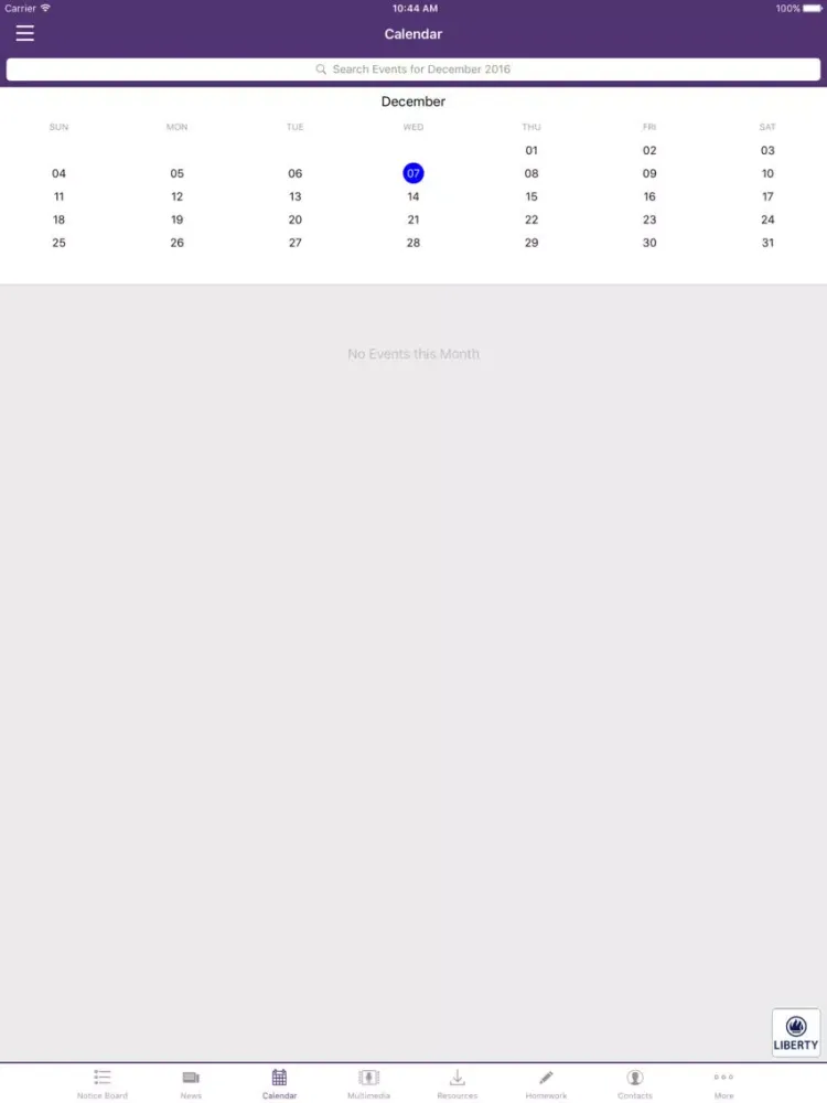 Tangkapan layar Empro Academy iPad 
