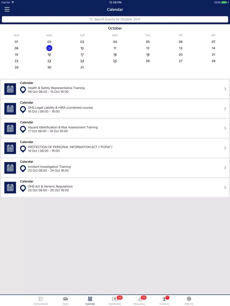 EOH Legal Services iPad  スクリーンショット