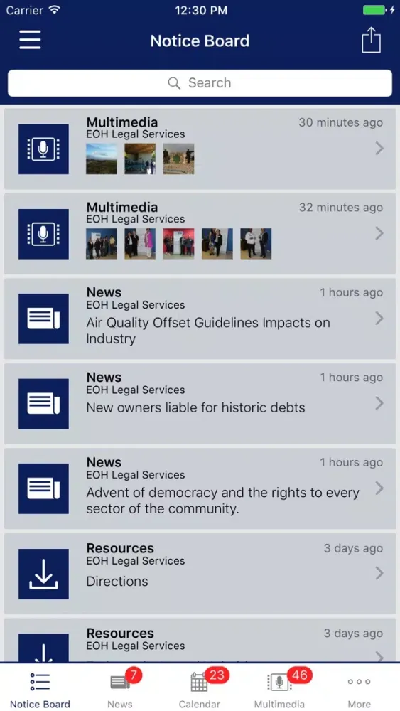 EOH Legal Services スクリーンショット