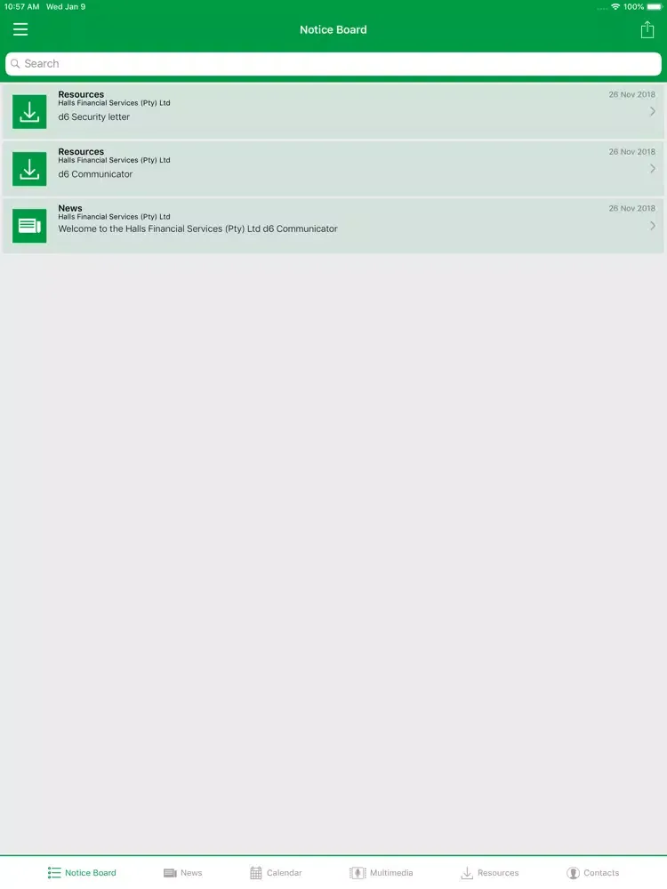 تصاویر HallsFS Communicator iPad 