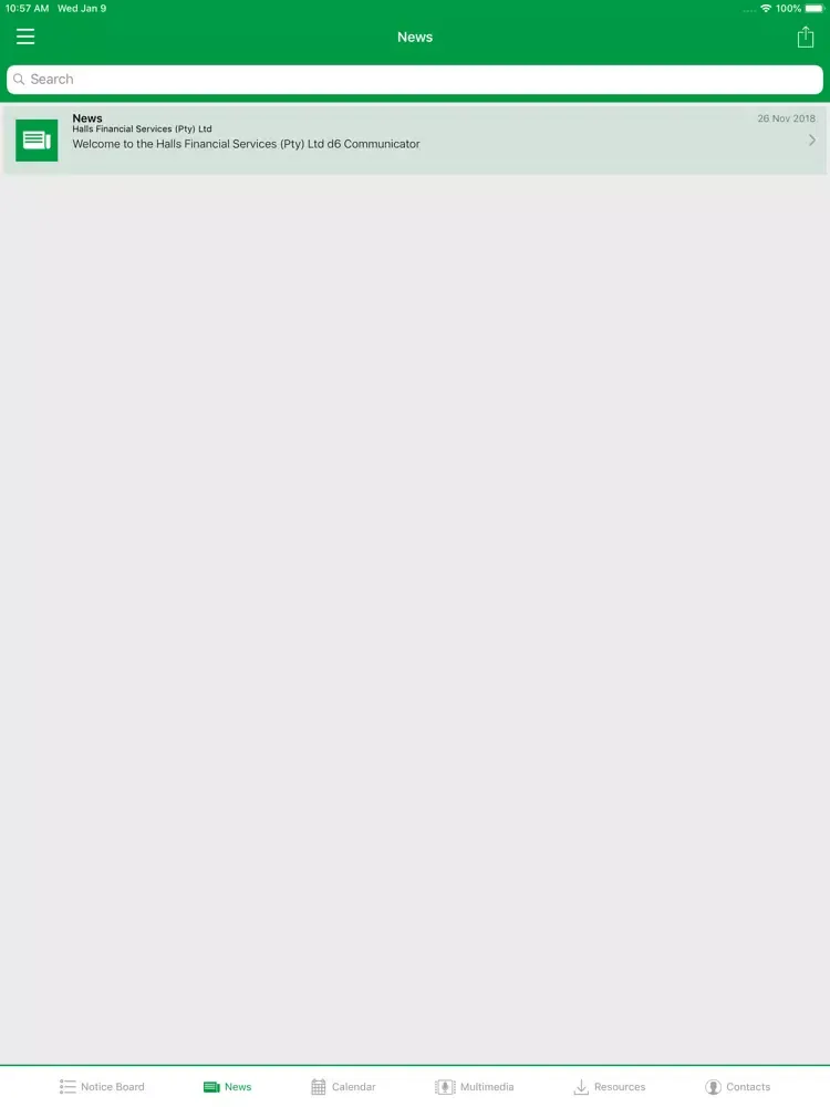 تصاویر HallsFS Communicator iPad 