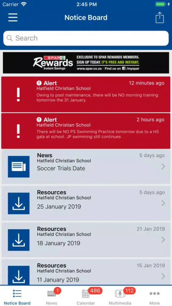 Capturas de tela do Hatfield Christian School