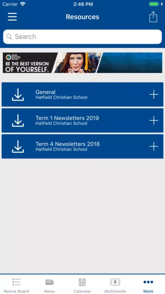Capturas de tela do Hatfield Christian School