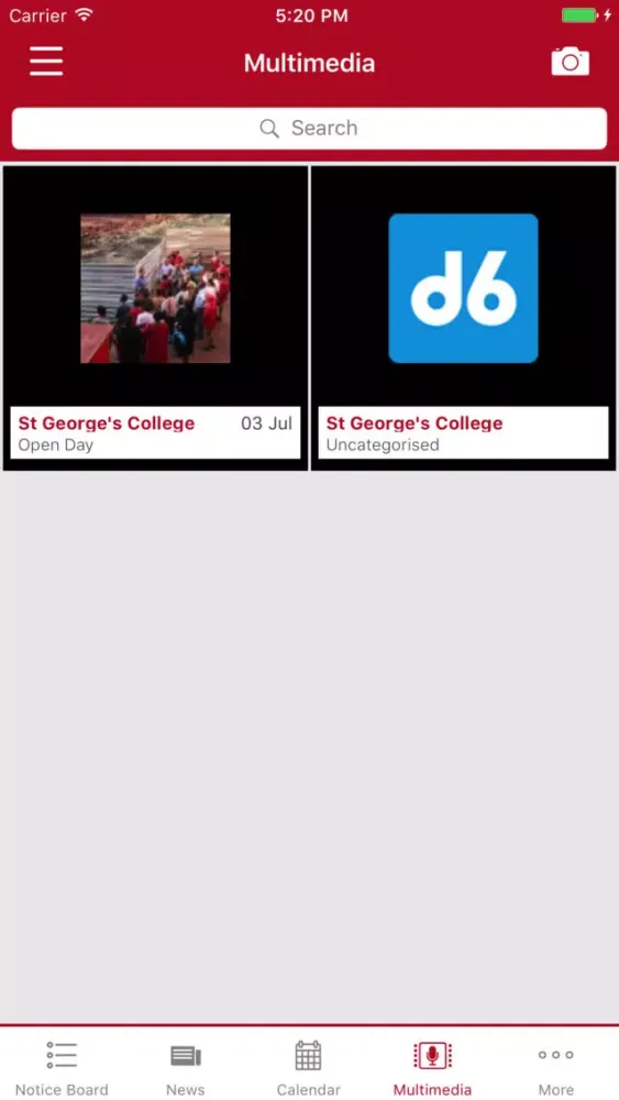 St George's College Communicator Screenshots