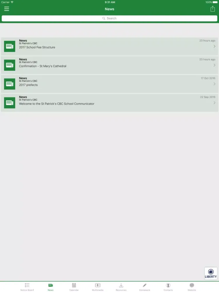 Скриншоты St Patrick's CBC iPad 