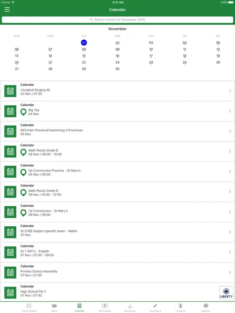 Скриншоты St Patrick's CBC iPad 