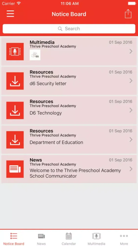Thrive Pre-School Academy سکرین شاٹس