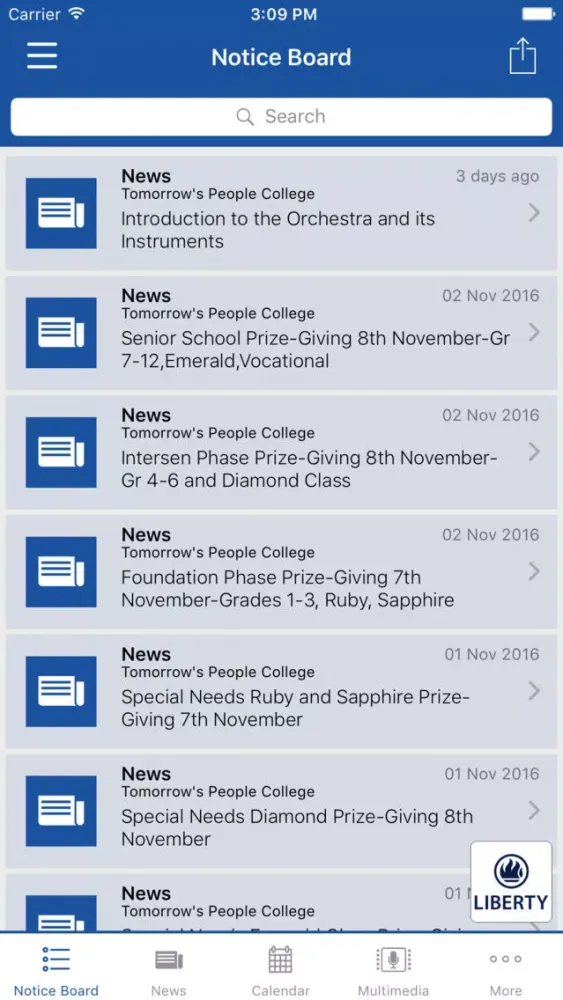 Captures d'écran de Tomorrow's People College