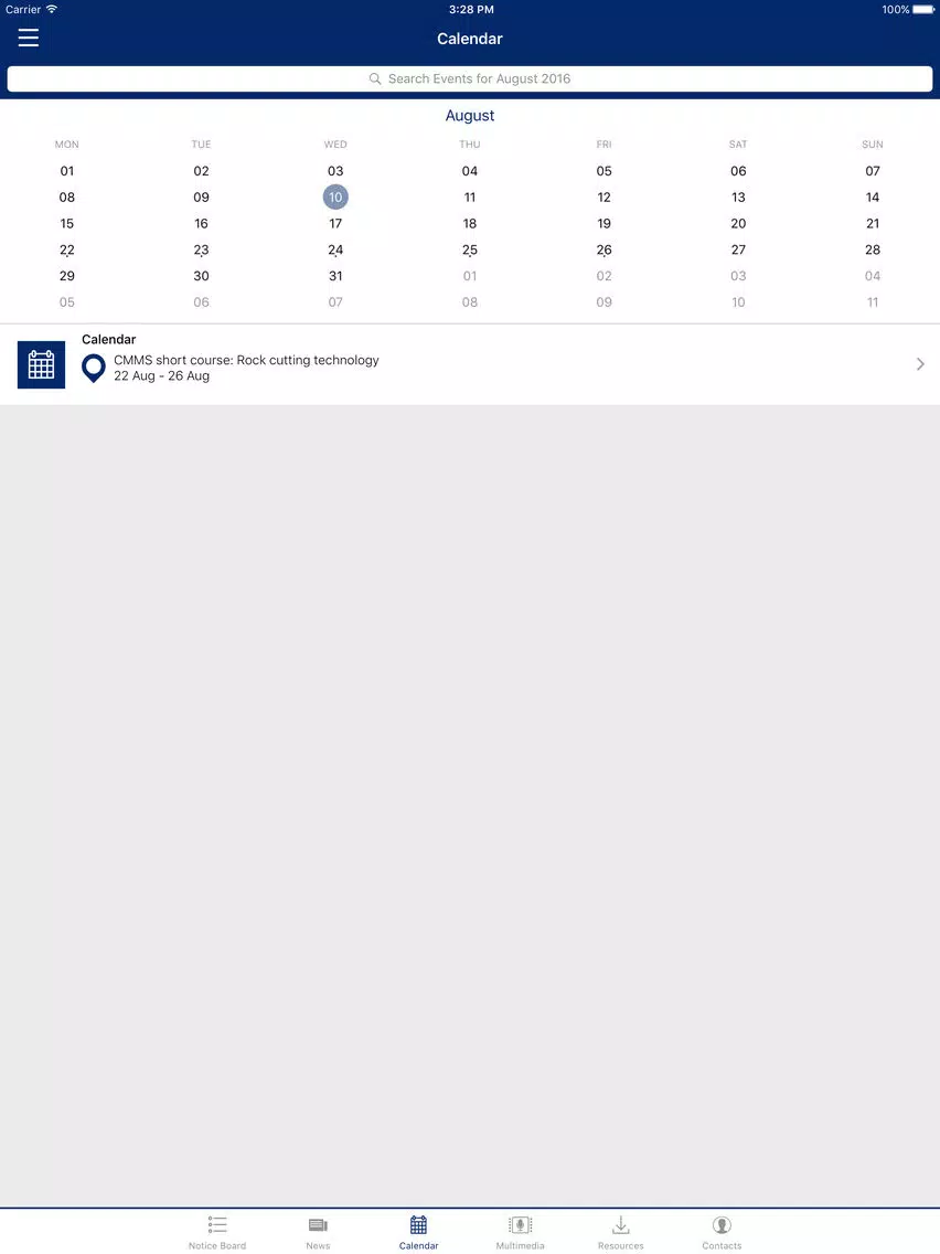 Wits Alumni Communicator iPad  Screenshots