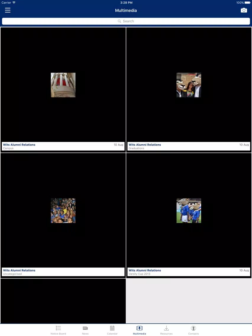 Wits Alumni Communicator iPad  Screenshots