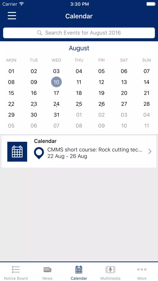 Wits Alumni Communicator Screenshots