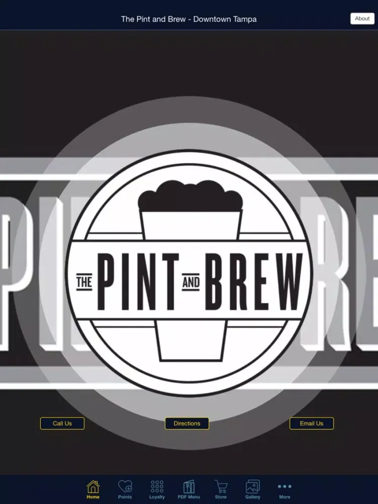 Ảnh chụp màn hình của The Pint and Brew App iPad 