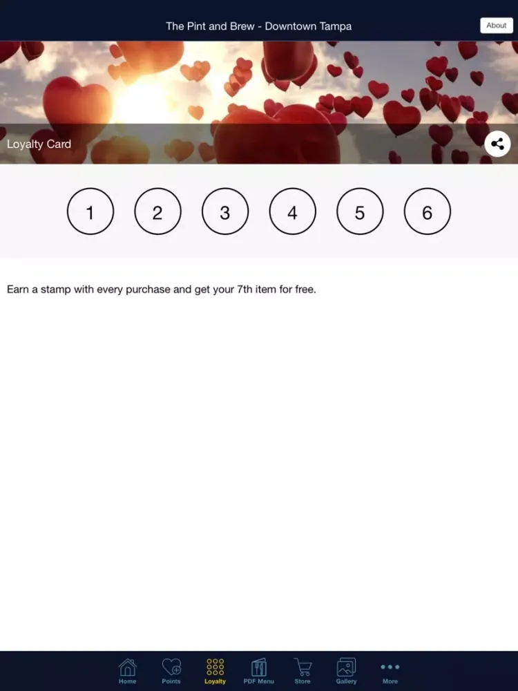 Ảnh chụp màn hình của The Pint and Brew App iPad 