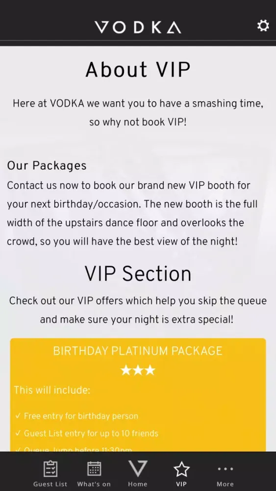 Скриншоты VODKA Nightclub