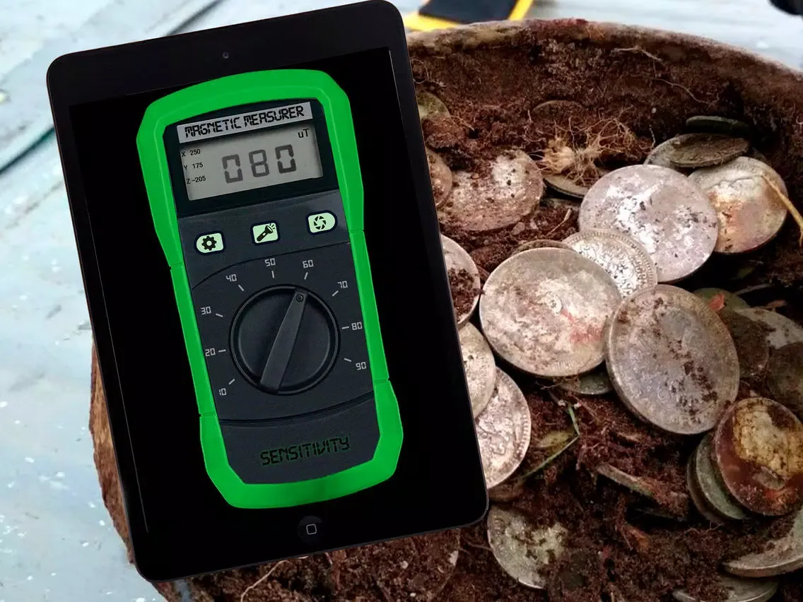 Tangkapan layar Metal Detector iPad 