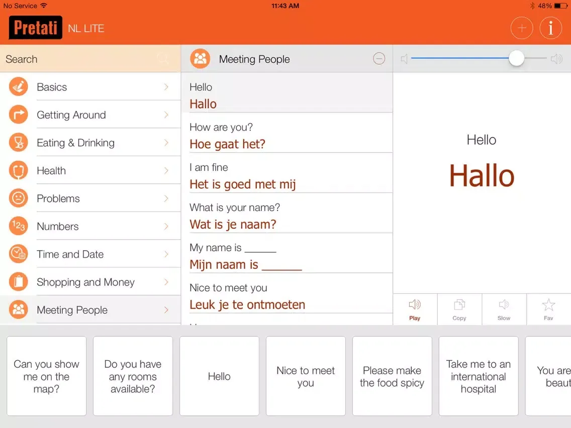 Dutch Pretati - Speak with Audio Translation iPad 应用截图