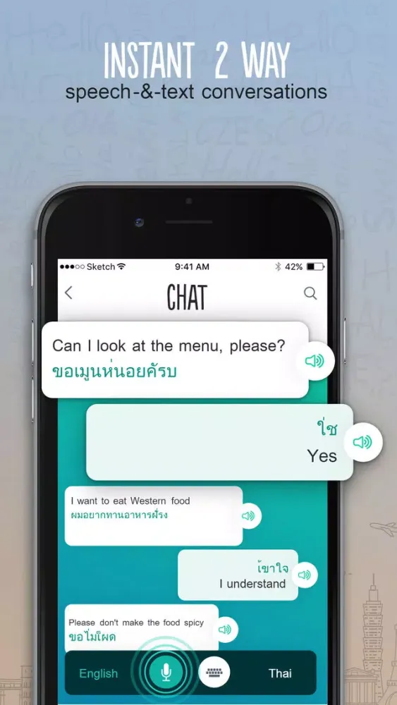 Thai Trocal - Travel Phrases Screenshots