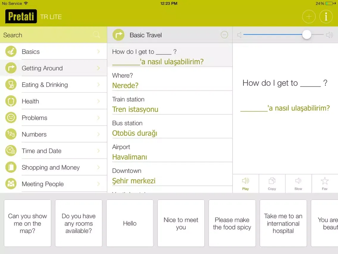 Captures d'écran de Turkish Pretati - Speak with Audio Translation iPad 