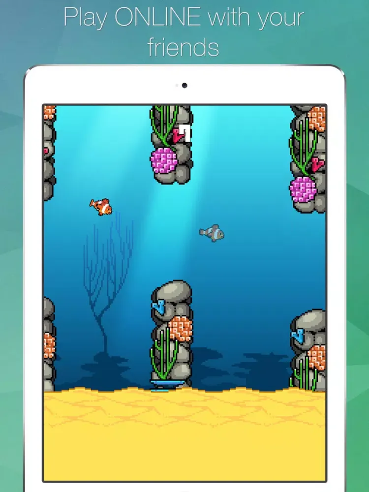 Flappy Fish+ ONLINE iPad 应用截图