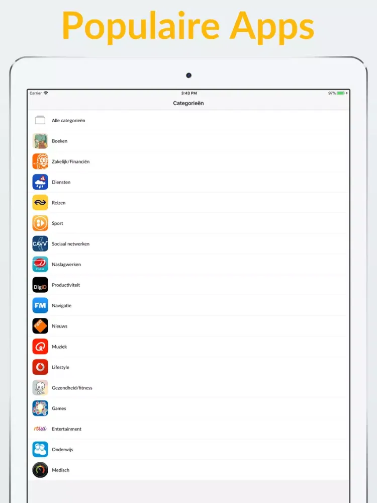 ภาพหน้าจอของ Nederlandse Apps - Dutch Apps iPad 