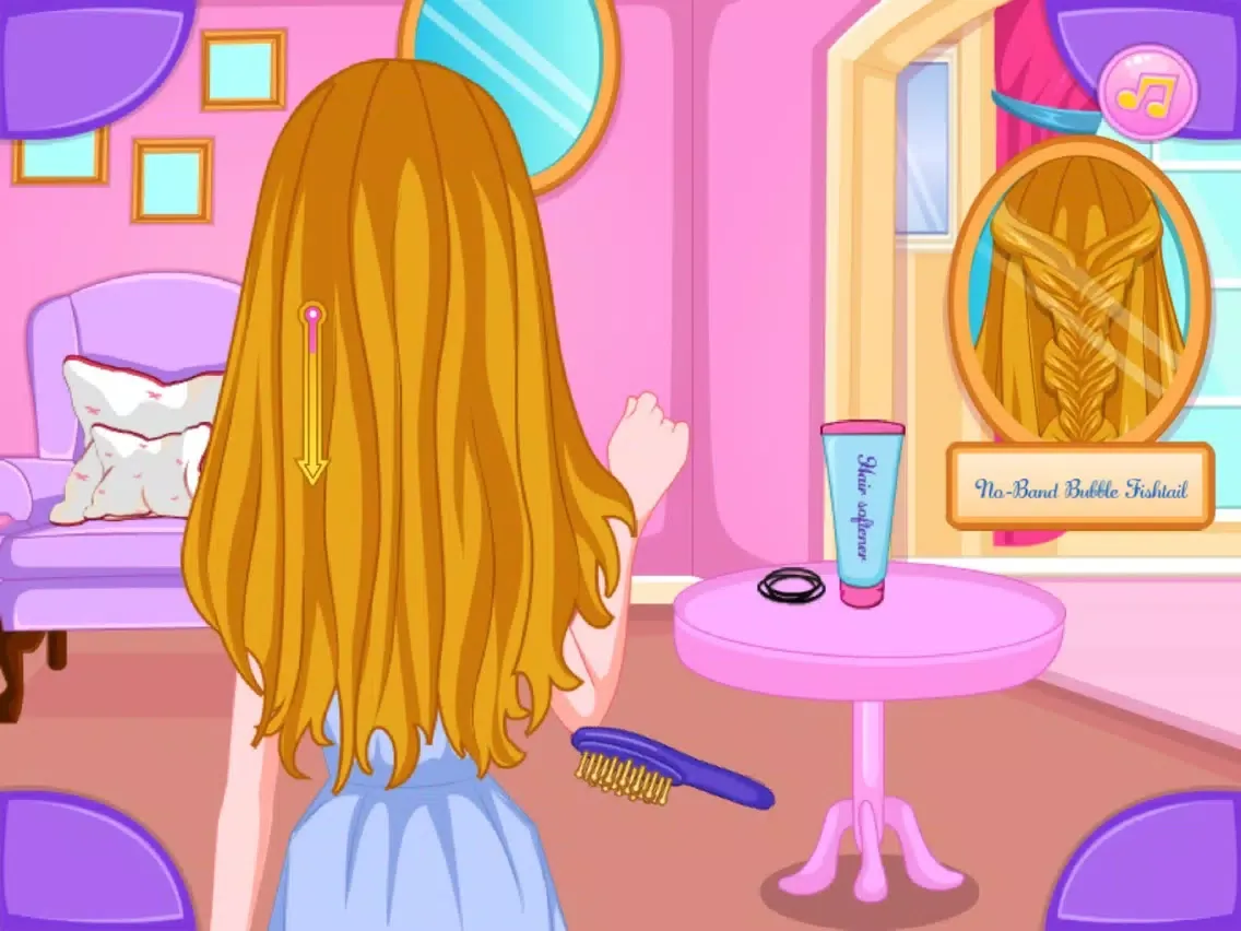 The Princess's hairstyle - The whole nation is pla iPad 應用截圖