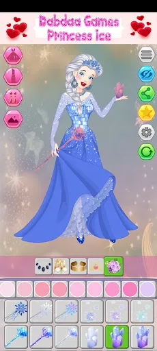 Ảnh chụp màn hình của Frozen Princes Dressup Stylist