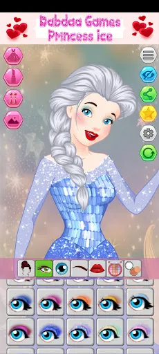 Ảnh chụp màn hình của Frozen Princes Dressup Stylist