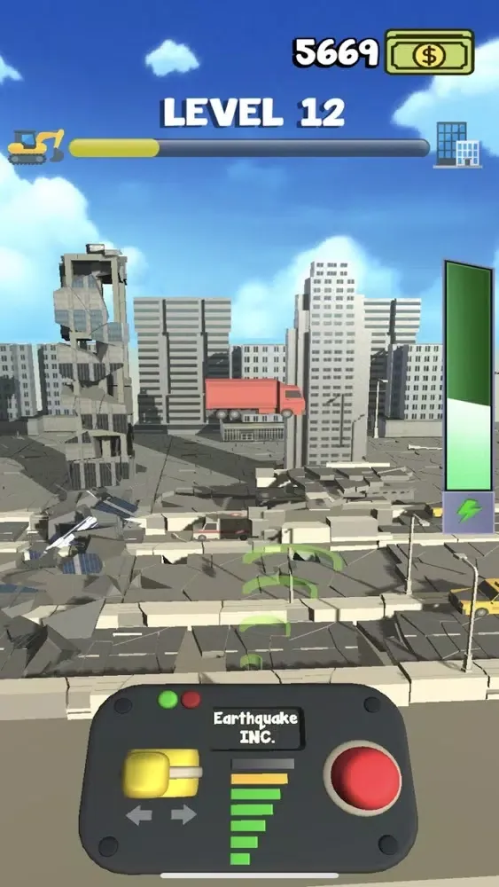 Capturas de tela do Earthquake INC.