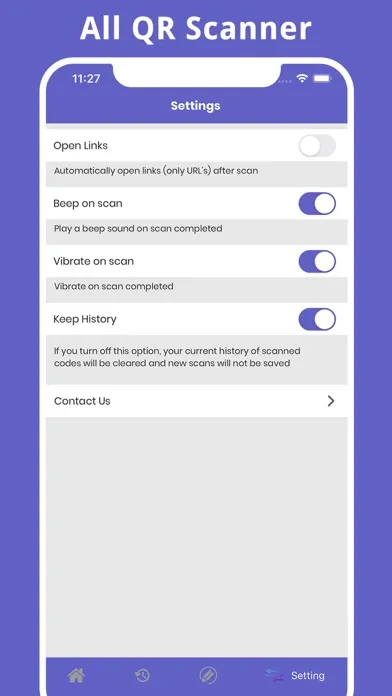 Tangkapan layar All QR Scanner